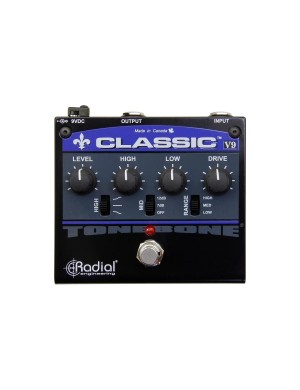 Педаль ефектів Distortion для електрогітари Radial Classic V9