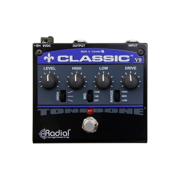 Педаль ефектів Distortion для електрогітари Radial Classic V9
