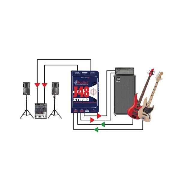 Директ-бокс Radial J48 Stereo Директ-бокс Radial J48 Stereo