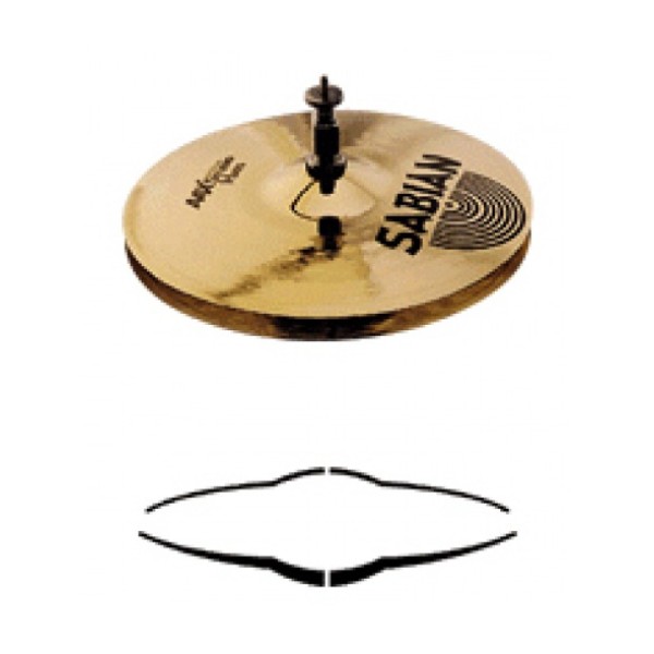 Тарілка 13 "SABIAN 21301X 13 AAX Studio Hats