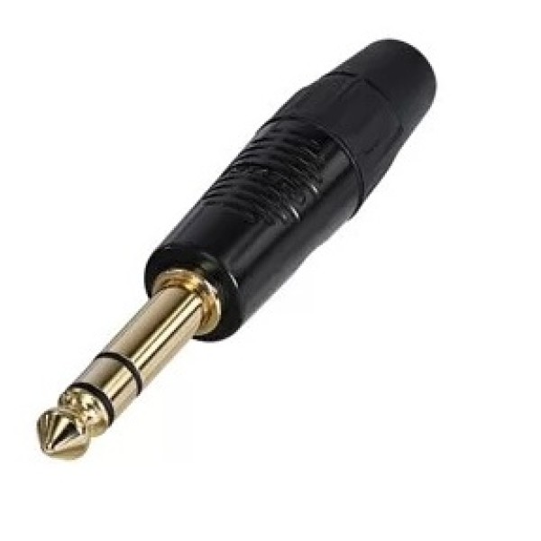 Роз'єм Jack 6.3 мм стерео тато REAN RP3C-B Роз'єм Jack 6.3 мм стерео тато REAN RP3C-B