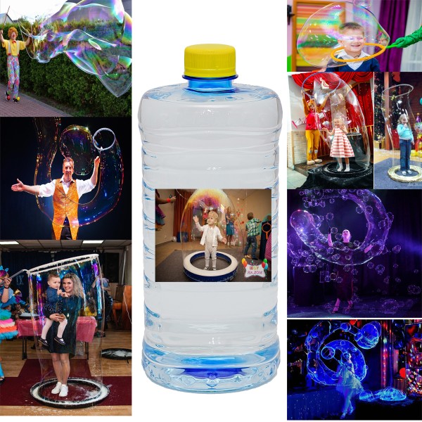 Рідина-концентрат для гігантських мильних бульбашок BIG UA GIGANT BUBBLES CONCENTRAT 80g/1L