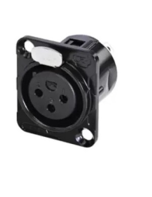 Разъем панельный XLR мама REAN RC3FDL-B