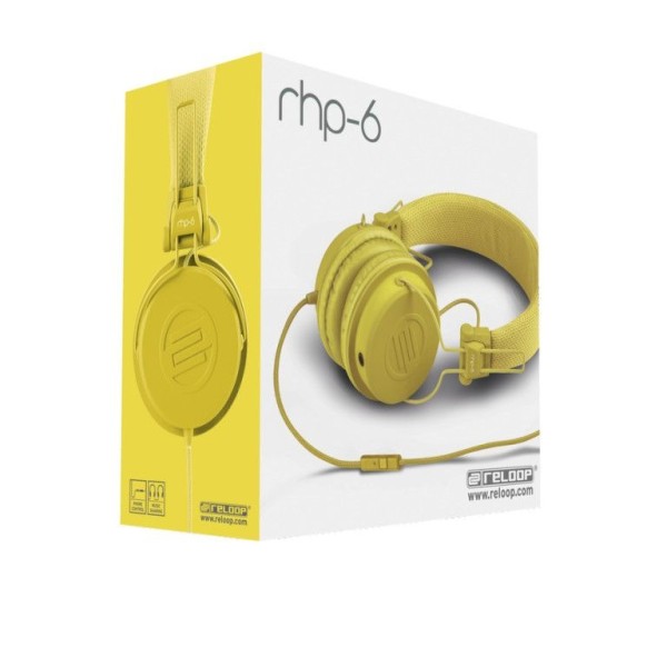 DJ навушники Reloop RHP-6 Yellow DJ навушники Reloop RHP-6 Yellow